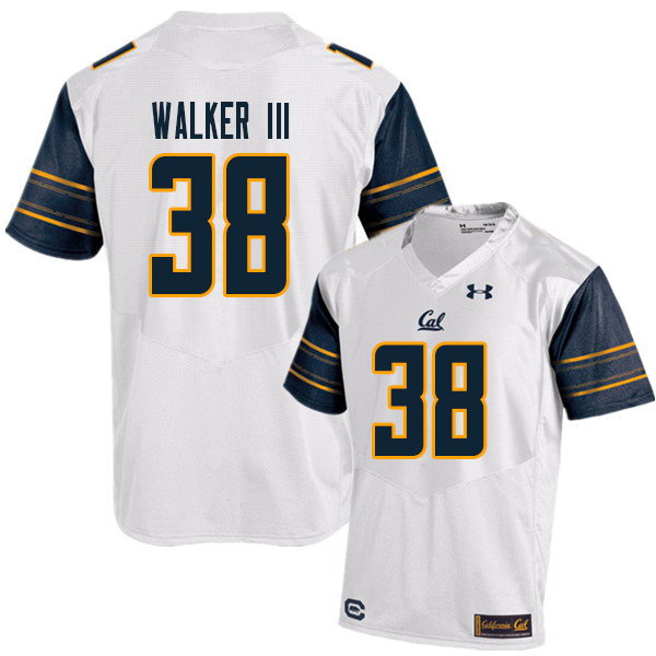 Men #38 Ricky Walker III Cal Bears UA College Football Jerseys Sale-White - Click Image to Close